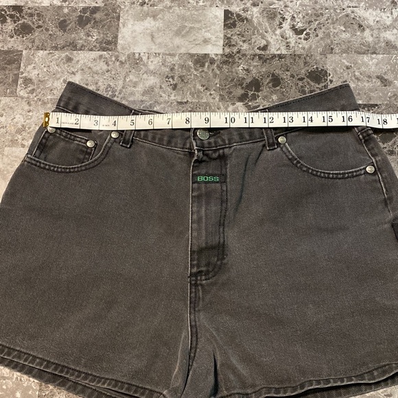 Boss Juniors Dark Gray Jean Shorts - Size 17 / 18 - Picture 7 of 12